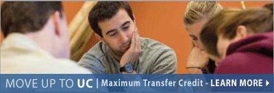Move Up to UC - Maximum transfer credit available. Learn more