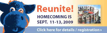 Register now for Homecoming 2009 - click here