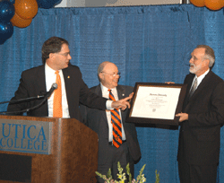 Utica College receives its diploma of independence