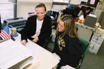 Sue Alberico and Student