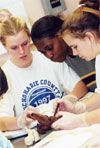 Students Study Bone Structure