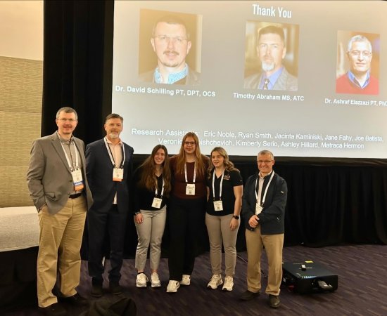 PT Students and faculty present at American Physical Therapy Association Conference 2024.