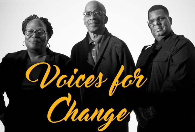 Voice of Change - Ronald Spratling 71, Janice Miles 74, Oliver Perry 74