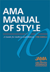 AMA Manual of Style