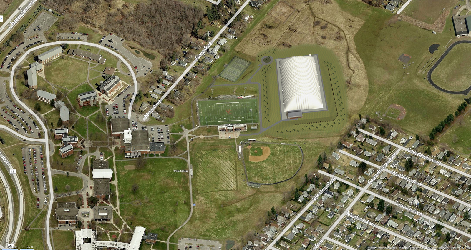 Sports and Recreation Dome - Utica College