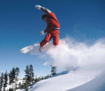 Snowboarding in the nearby Adirondacks