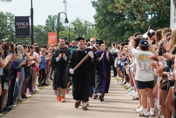 2025 Convocation - Dr Thomas Rossi leads procession